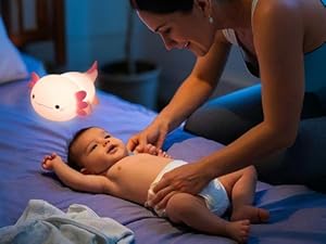 Nighttime feeding, diaper changing, and lamp care