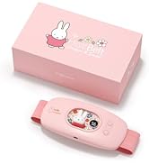 Mipow&amp;Miffy Portable Cordless Heating Pad for Period Cramps Electric Waist Belt Device, Heated Pa...