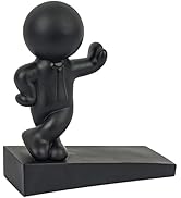 Cute Door Stop, Decorative New Designed Buddy Door Stopper, Effective to Hold Your Door Open, Bla...