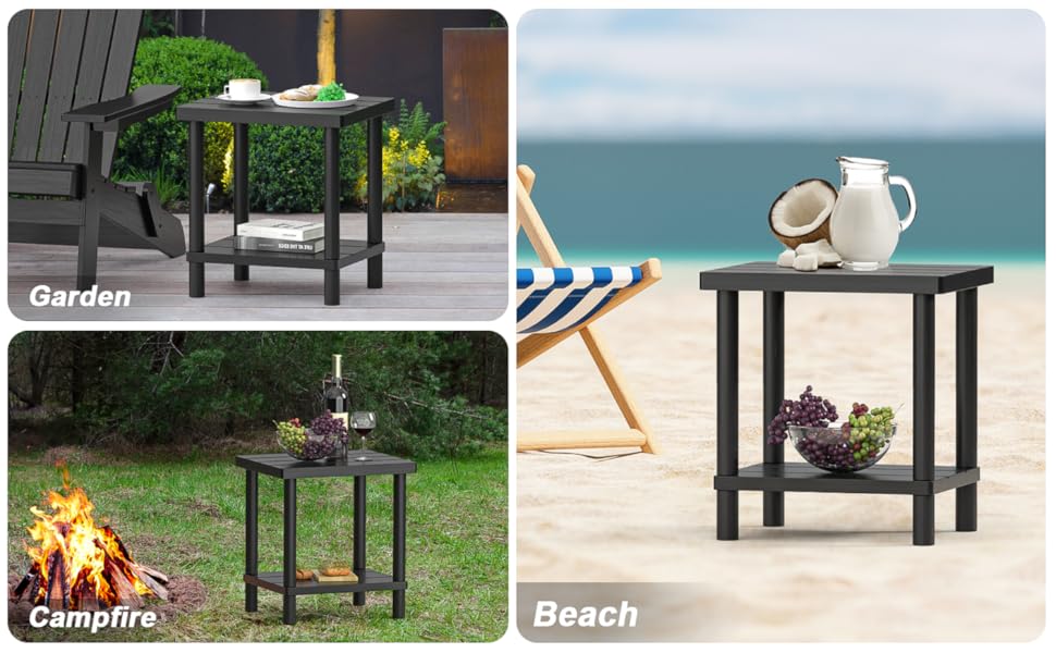 side table outside