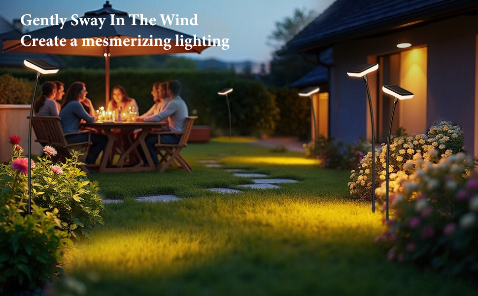 flower solar lights