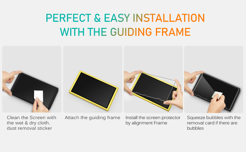PREFECT &amp; EASY INSTALLATION WITH THE GUIDING FRAME