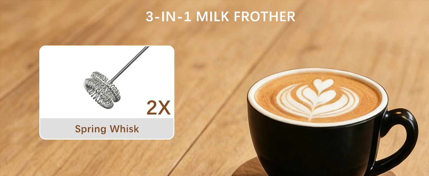 rechargeable frother