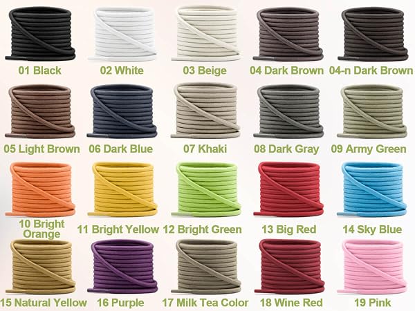 black boot laces men