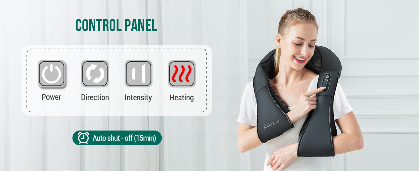 neck back massagerShiatsu Neck and Shoulder Massager