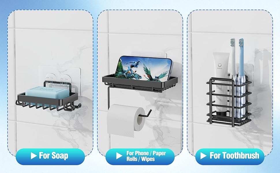 shower caddy wall