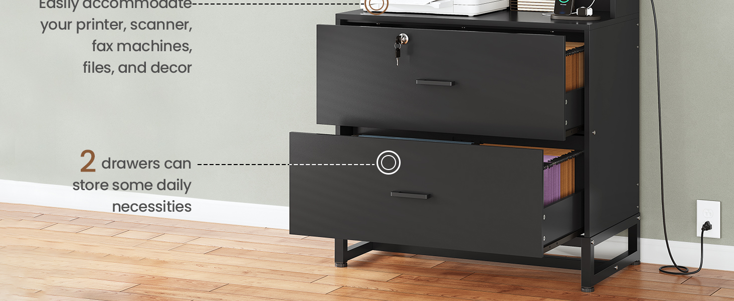 2 Drawer File Cabinet