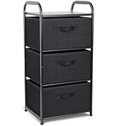 MAX Houser Dresser Storage with 3 Easy Pull Fabric Drawers, Fabric Dresser Tower,Vertical Storage...