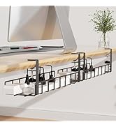 Xpatee 2 Pack Cable Management Under Desk Tray, 31.4
