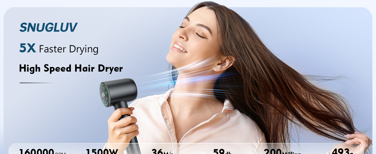 5X faster Hair Dryer