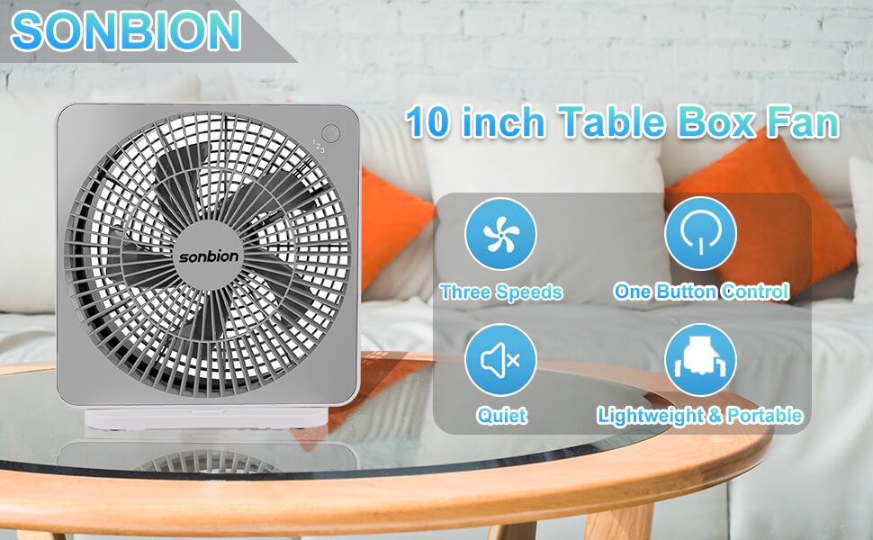 box fan window fan 10 inch fan small desk fan table fan quiet fan bedroom fan office fan square fan