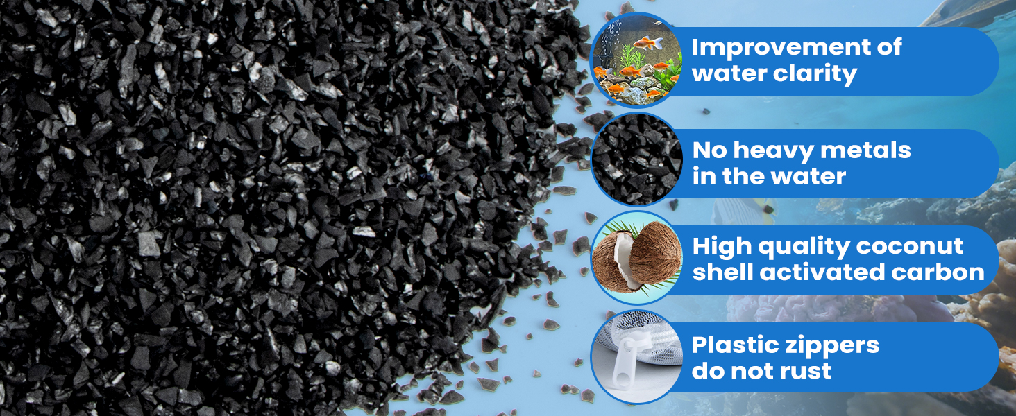 activated charcoal pellets aquarium filter bags aquarium media
