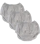 Adult Vinyl Water Pants Extra Waterproof Doof Pull-On-COVER Incontinence ...