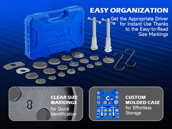 disc brake caliper tool set
