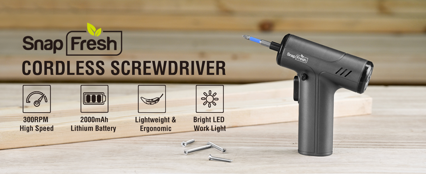 cordless screwdriver