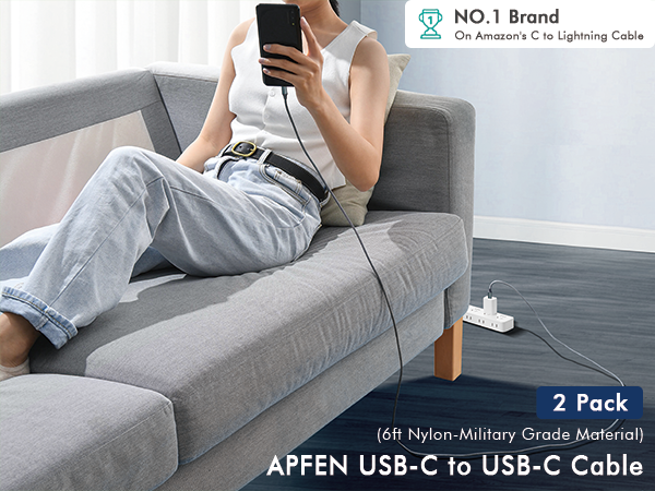 APFEN USB-C to-USB-C Cable