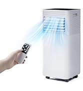 ARLIME Portable Air Conditioners, 10000 BTU AC Unit Cools up to 400 sq. ft. w/Fan &amp; Dehumidifier,...