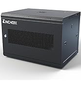 Kinchoix 9U Wall Mount Network Server Cabinet Network Rack Enclosure for Computer Routers Switche...