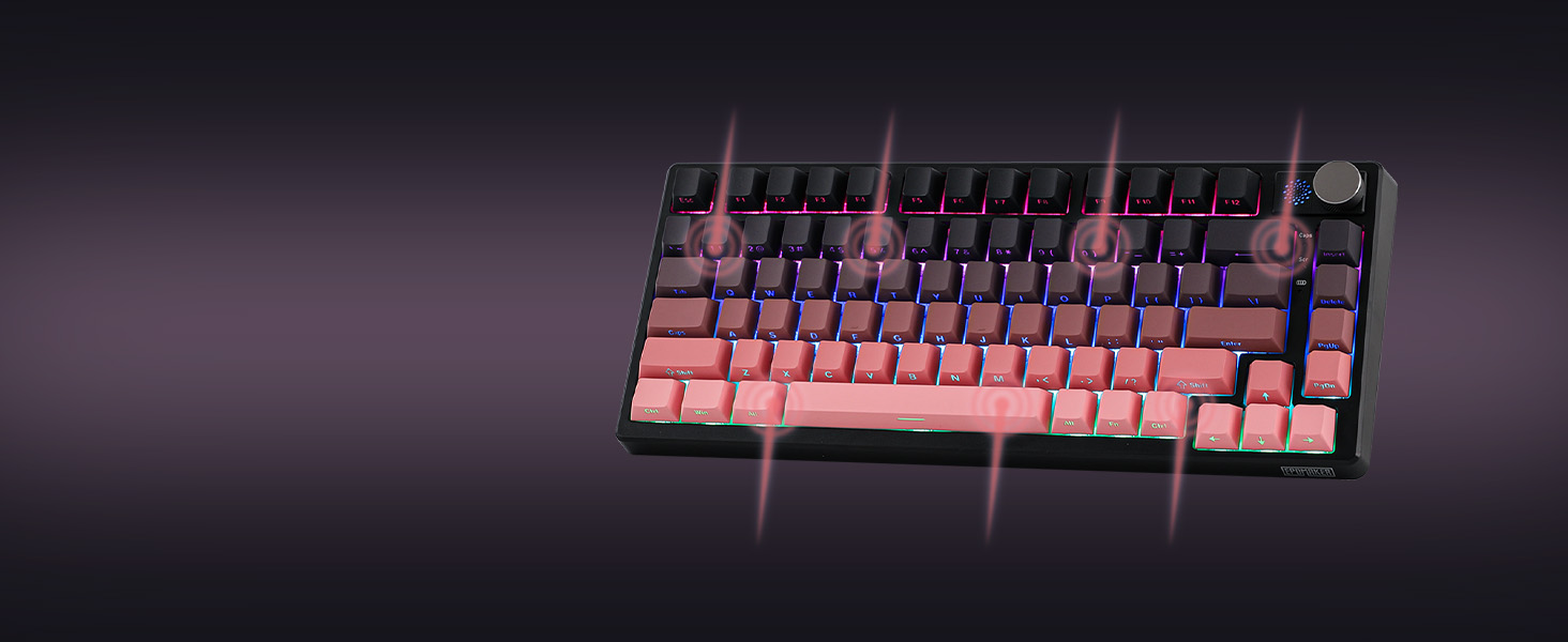 HE75 Tri-Mode Gaming Keyboard