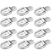 D-Ring Tie Downs Anchor1/4” Heavy Duty Surface Floor Mount Lashing Rings 2400 lbs Cargo Trailers ...