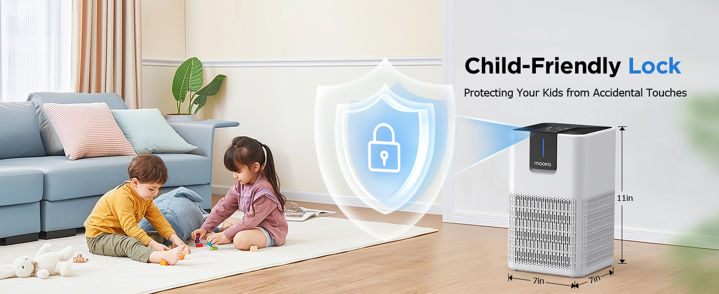 HEPA Air Purifiers for home Large Room bedroom air purifiers MOOKA air purifier purificador de aire