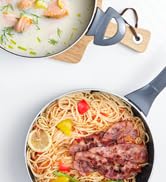 Pots and Pans Set Nonstick, BEZIA Induction Cookware 10 Piece, Nonstick Cookware Sets Dishwasher ...