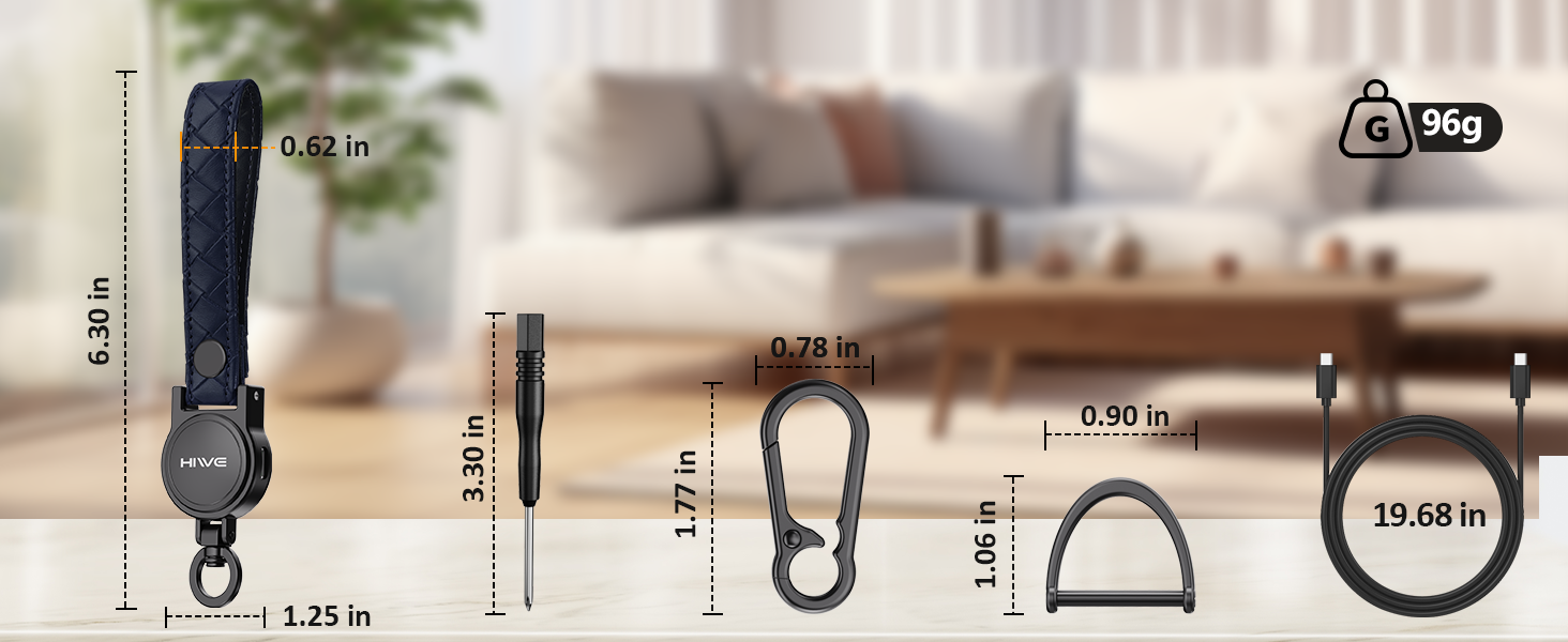 anti lost keychain works with find my