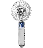 Mini HandHeld Portable Fan, Small Personal Battery Operated Fan Lash Fan Quiet usb Rechargeable 3...
