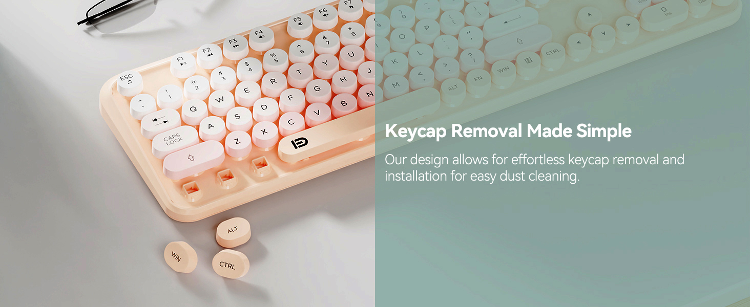 keyboard for long nails typing
