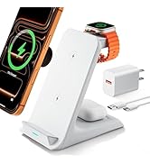 Eazpower Wireless Charger for Thick Cases of 10MM/Otterbox/for Popsocket, 3 in 1 Charging Dock fo...