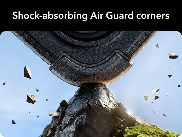 shock absorbing air guard corners