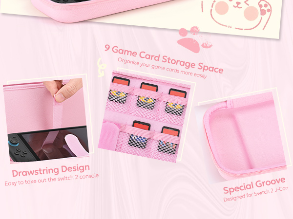 switch 2 case pink