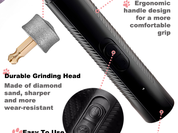 pet nail grinder nail grinder for dogs electric dog nail trimmer