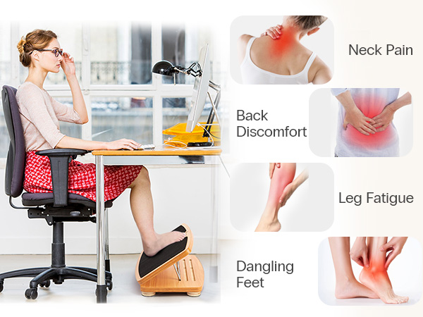 StrongTek Adjustable Under Desk Footrest