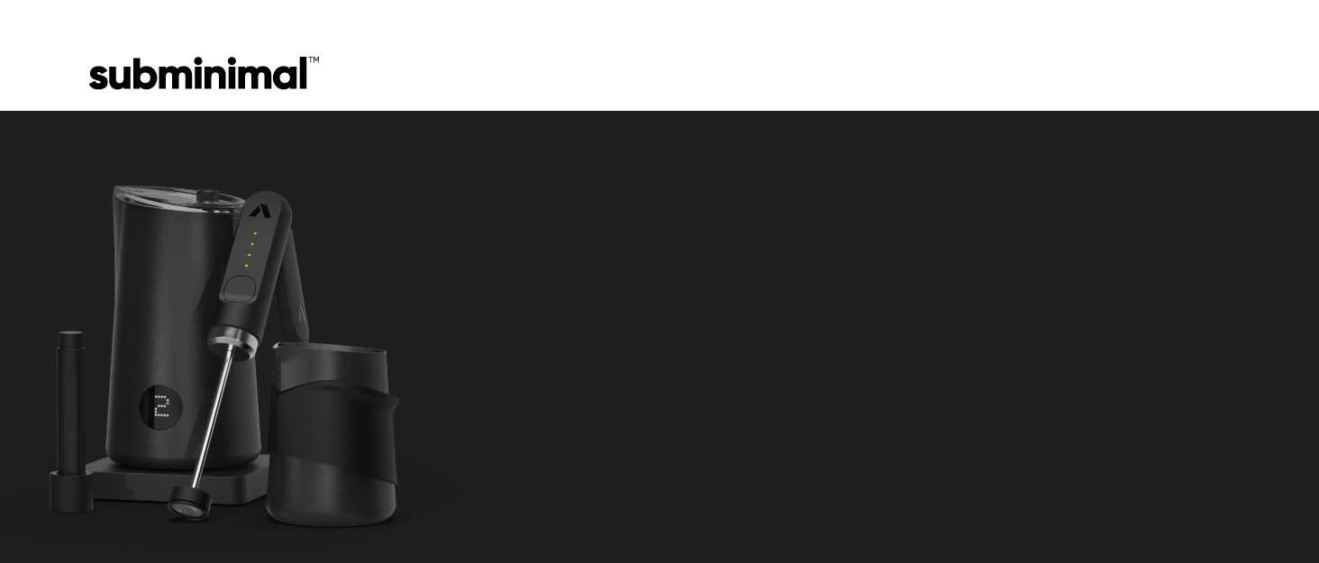 Subminimal coffee tools 