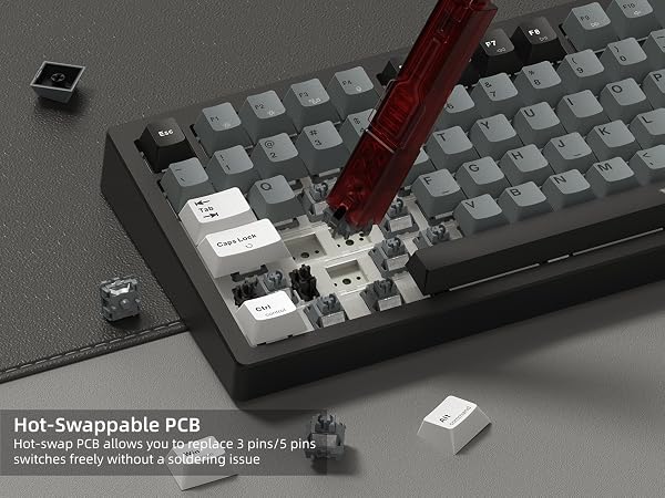 75% Keyboard Custom Keyboard Hot-Swappable Keyboard Mechanical Gaming Keyboard