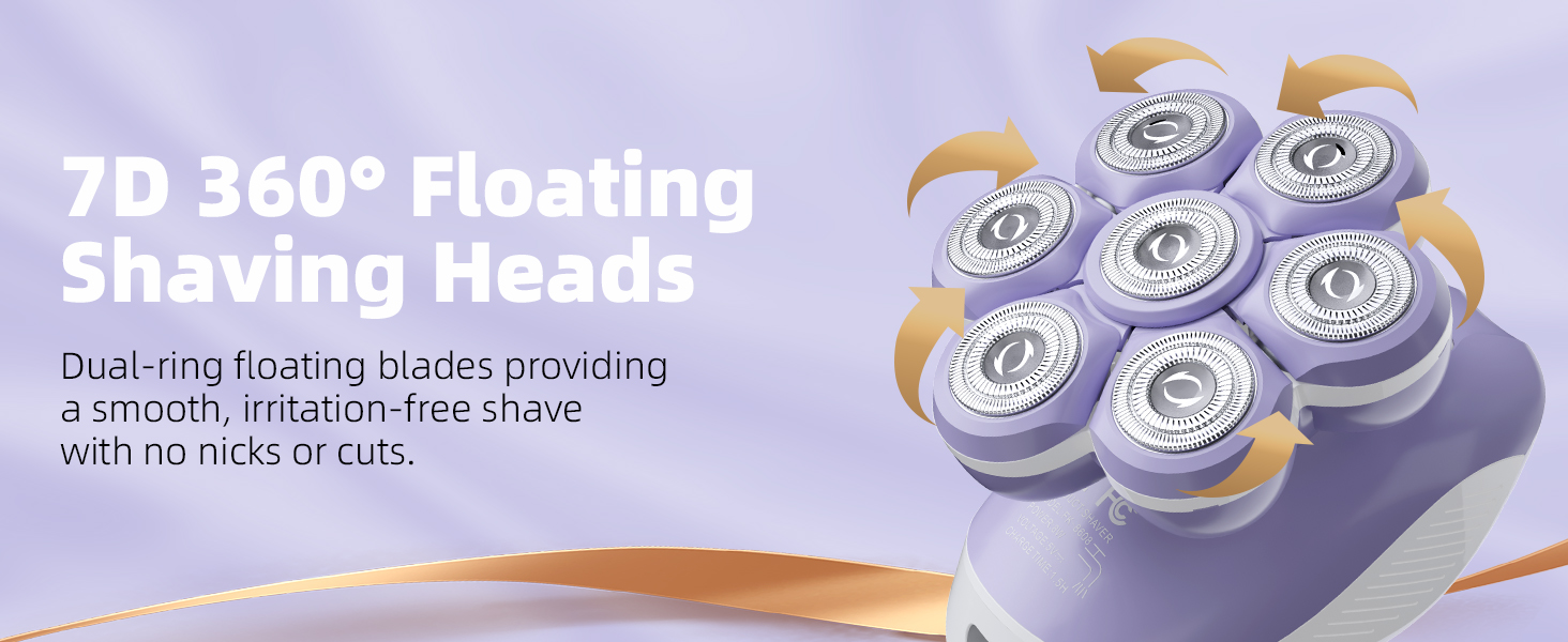 Electric razor for women