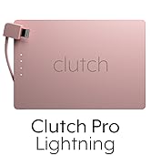 Clutch - Pro Portable Charger - Compatible with Apple Phones &amp; Small Devices - Power Bank - Magne...