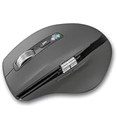 INFINMIND Wireless Bluetooth Side Scroll Mouse with Multi-Device, Ergonomic Computer Mice with Sm...