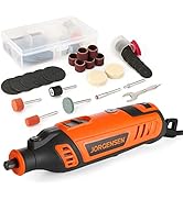 JORGENSEN Rotary Tool Kit, 6 Variable Speed Rotary Tool With 51pcs Accessories, 1.6 Amp Heavy Dut...