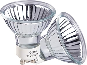 2 x50Watts GU10 Bulbs
