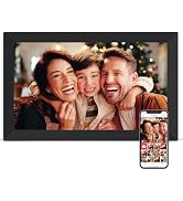 Digital Picture Frame WiFi, 15.6 Inch Frameo Digital Photo Frame, 32GB Memory, 1920*1080 IPS HD T...