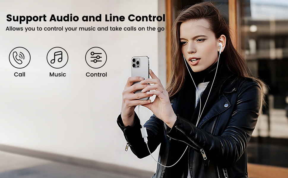 usb c to lightning earbuds adapter