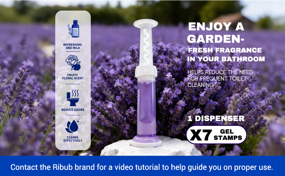 Ribub Toilet Cleaner Gel Stamp