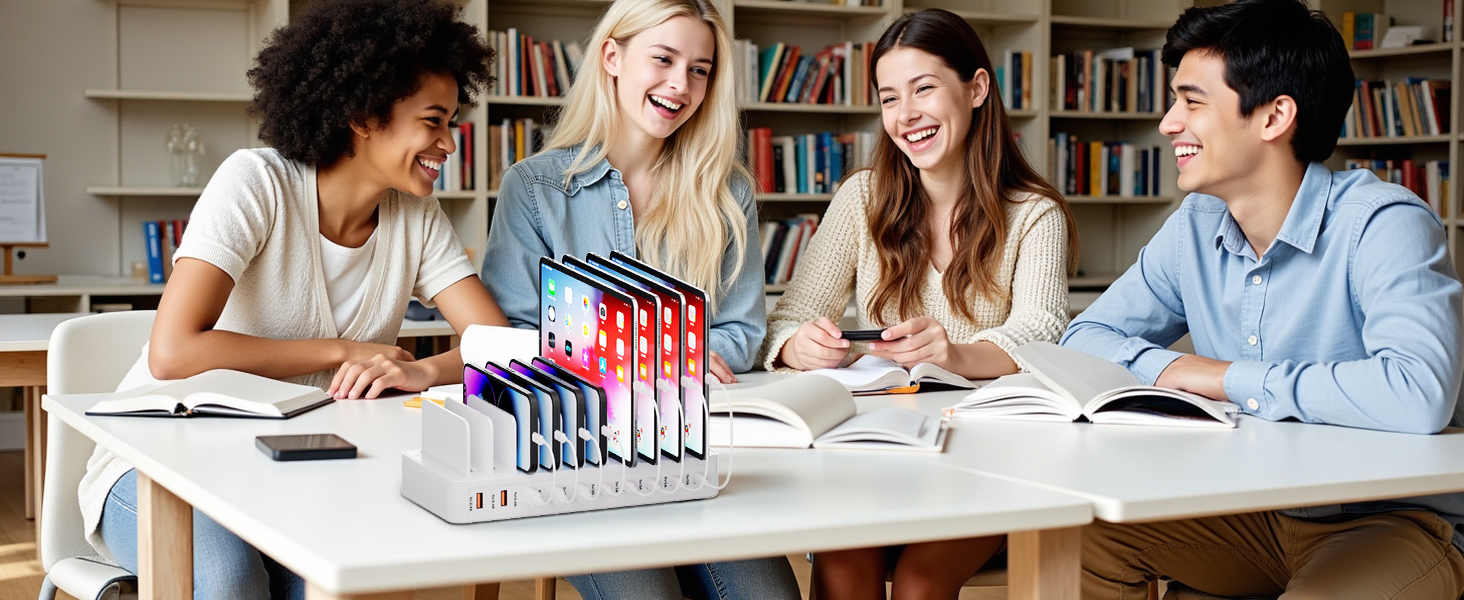 ipad charging station