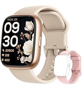 Smart Watch 2026 Upgrade for Women Men Android &amp; iPhone [2 Bands, 44mm case, 1.83''], Alexa Built...