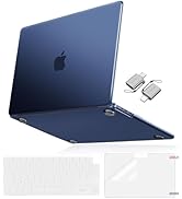 MOSISO Compatible with MacBook Air 13 inch Case 2024 2023 2022 M3 A3113 M2 A2681 Touch ID, Ultra-...