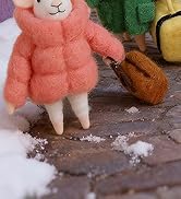 4 Pack Christmas Felt Mice