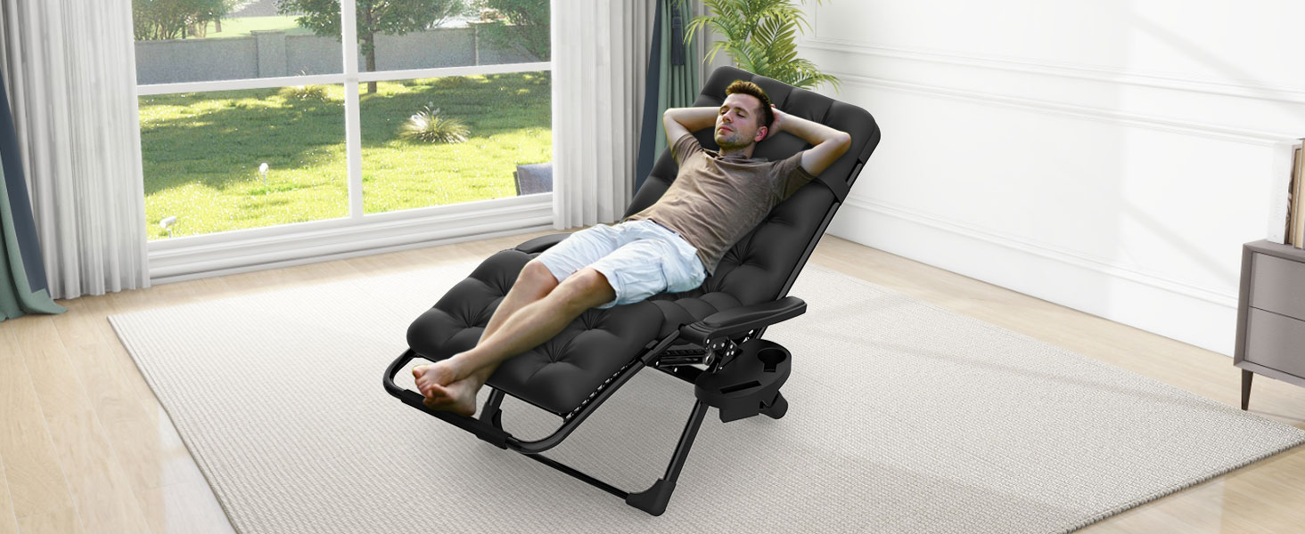 zero gravity lounge chair outdoor recliner chair anti gravity chair for patio lawn outdoor camping