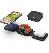 JoyGeek 3-in-1 Wireless Charger for Magsafe: Magnetic Charging Pad for iPhone 15/14/13/12 Pro Max...